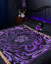 Lilac Underworld Woven Blanket