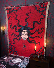 Arachnophobia Woven Blanket
