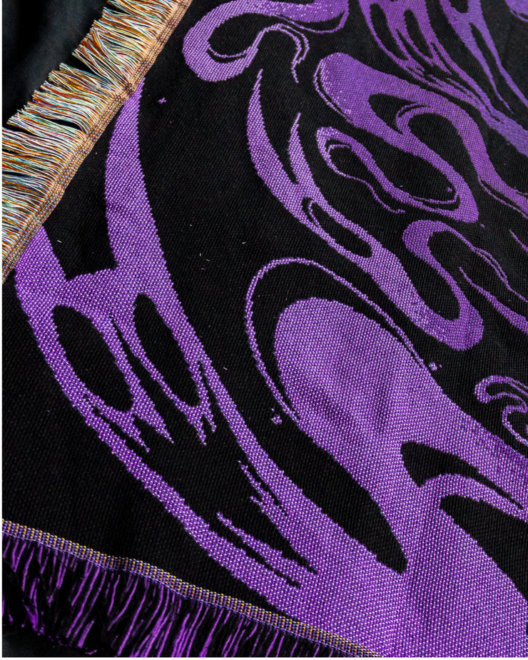 Lilac Underworld Woven Blanket