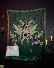 Tooth Decay - Dark Fairy Woven Blanket