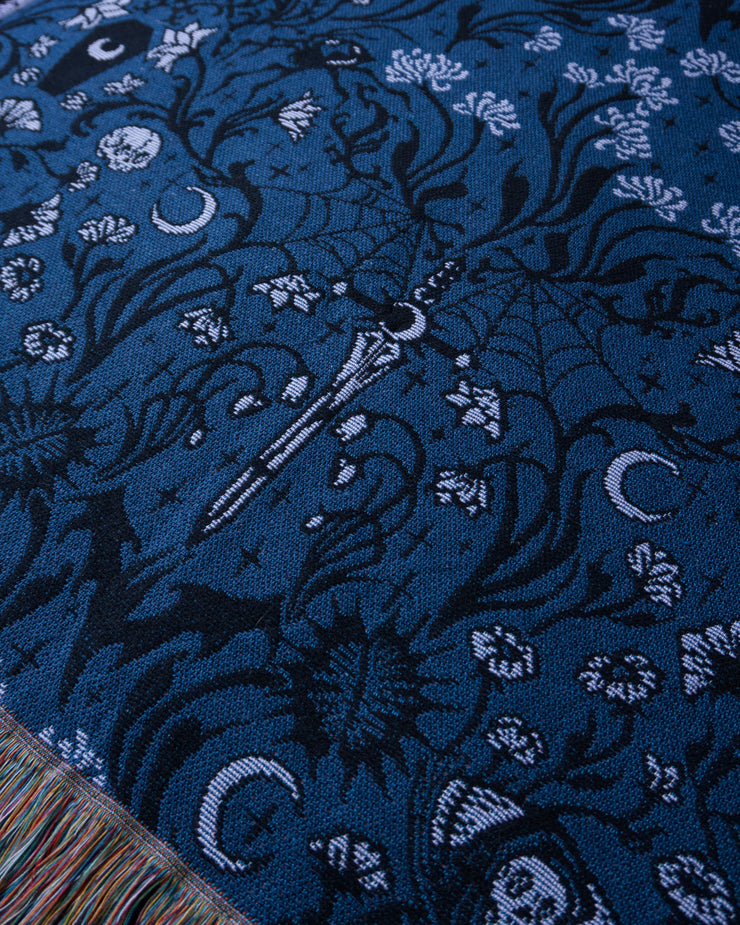 Nightshade - Death Garden Woven Blanket
