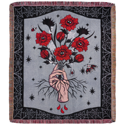 Eternal Bloom Woven Blanket