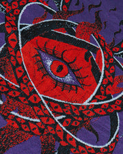 Close up of mephisto main eye, rings, and fire.