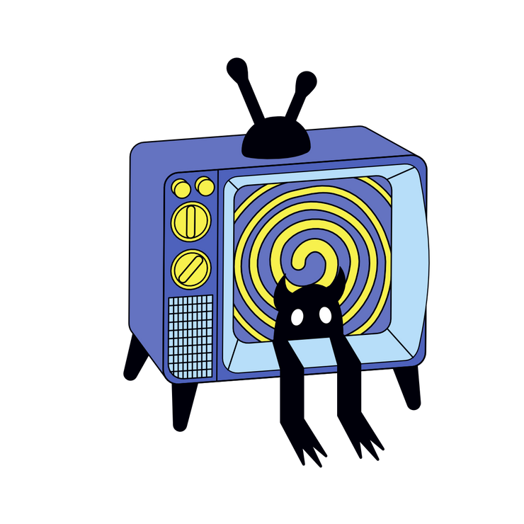 Poltergeist Enamel Pin