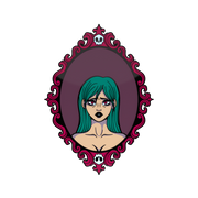 Sinister Reflection Enamel Pin