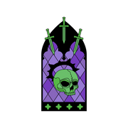 Stained Sword Enamel Pin