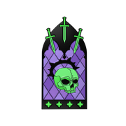 Stained Sword Enamel Pin