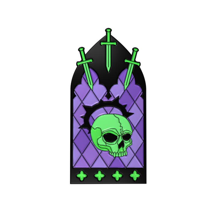 Stained Sword Enamel Pin