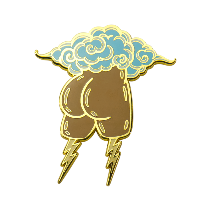 Thunder Thighs Enamel Pin