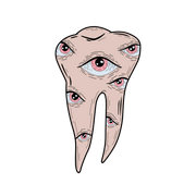 Toof Enamel Pin